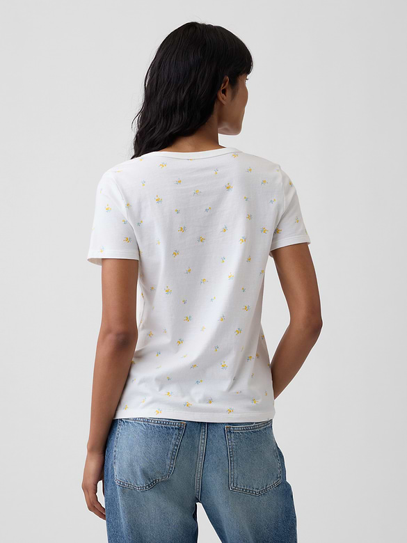 Favorite Print V-Neck T-Shirt