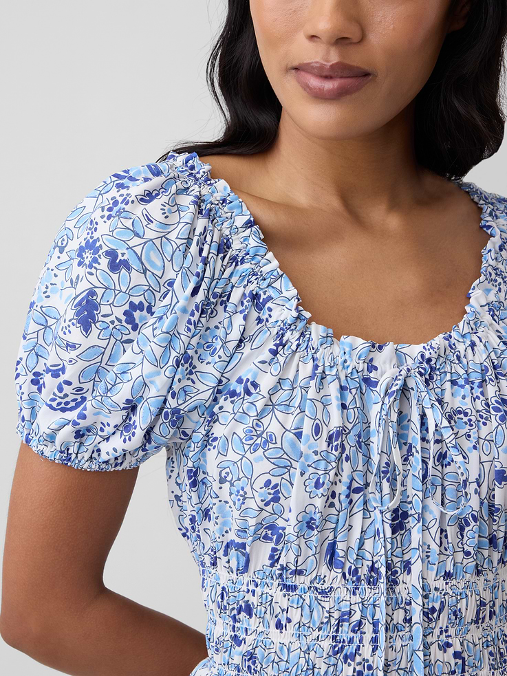 Image number 3 showing, Puff Sleeve Maxi Dress