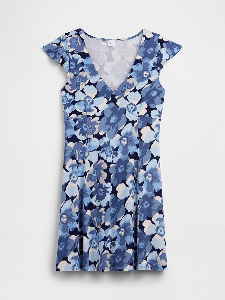 Image number 4 showing, V-Neck Mini Dress