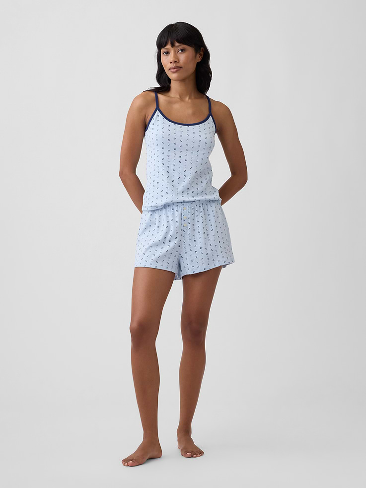 Image number 1 showing, Cotton PJ Shorts