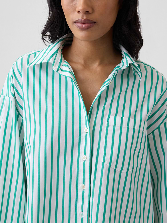Oversized Shirt in Poplin