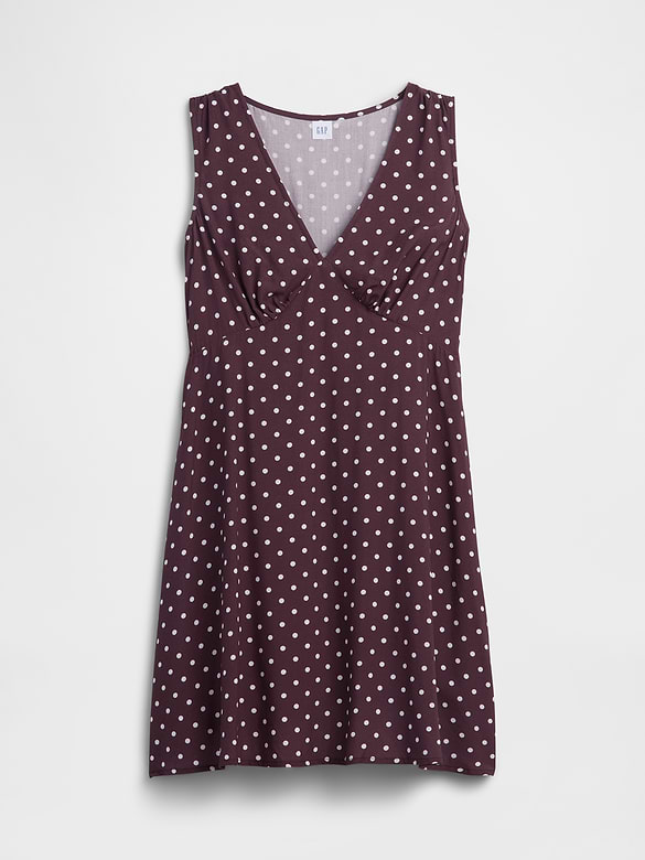 Sleeveless V-Neck Mini Dress