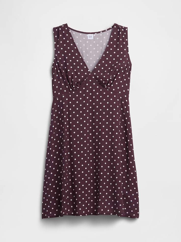 Image 6 of 6, Sleeveless V-Neck Mini Dress