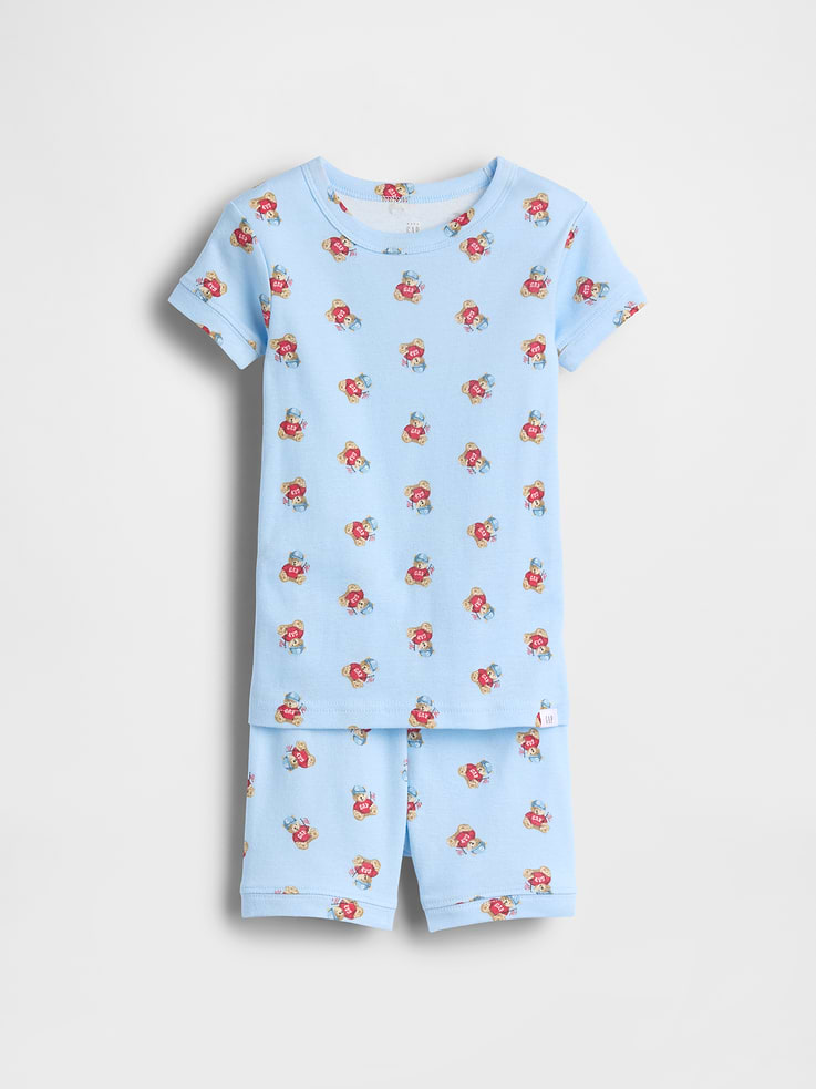 Image number 3 showing, Baby & Toddler Brannan Bear Organic Brushed Cotton PJ Short Set