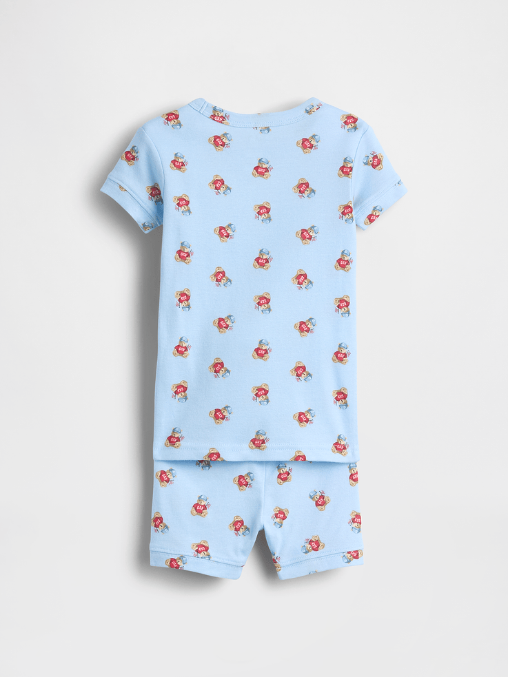 Image number 4 showing, Baby & Toddler Brannan Bear Organic Brushed Cotton PJ Short Set
