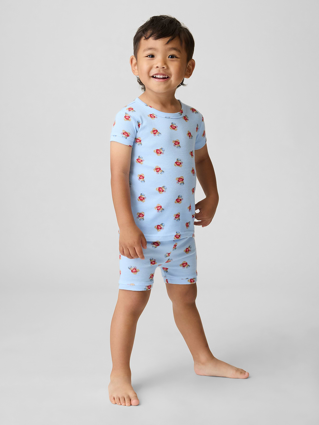 Baby & Toddler Brannan Bear Organic Brushed Cotton PJ Short Set