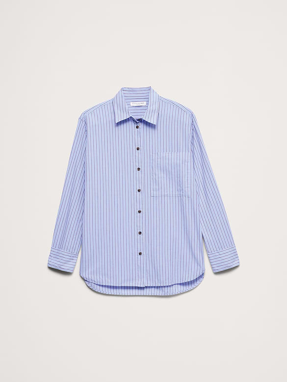The Oversized Shirt in Cotton Poplin