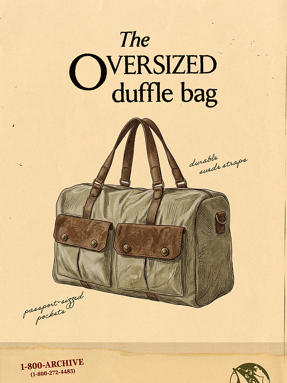 Archive Reissue Oversized Duffel Bag