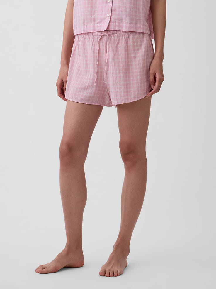 Image number 2 showing, Crinkle Gauze PJ Shorts