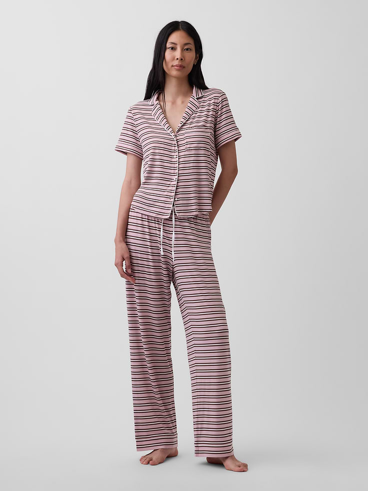 Image number 1 showing, SoftMade Modal PJ Pants