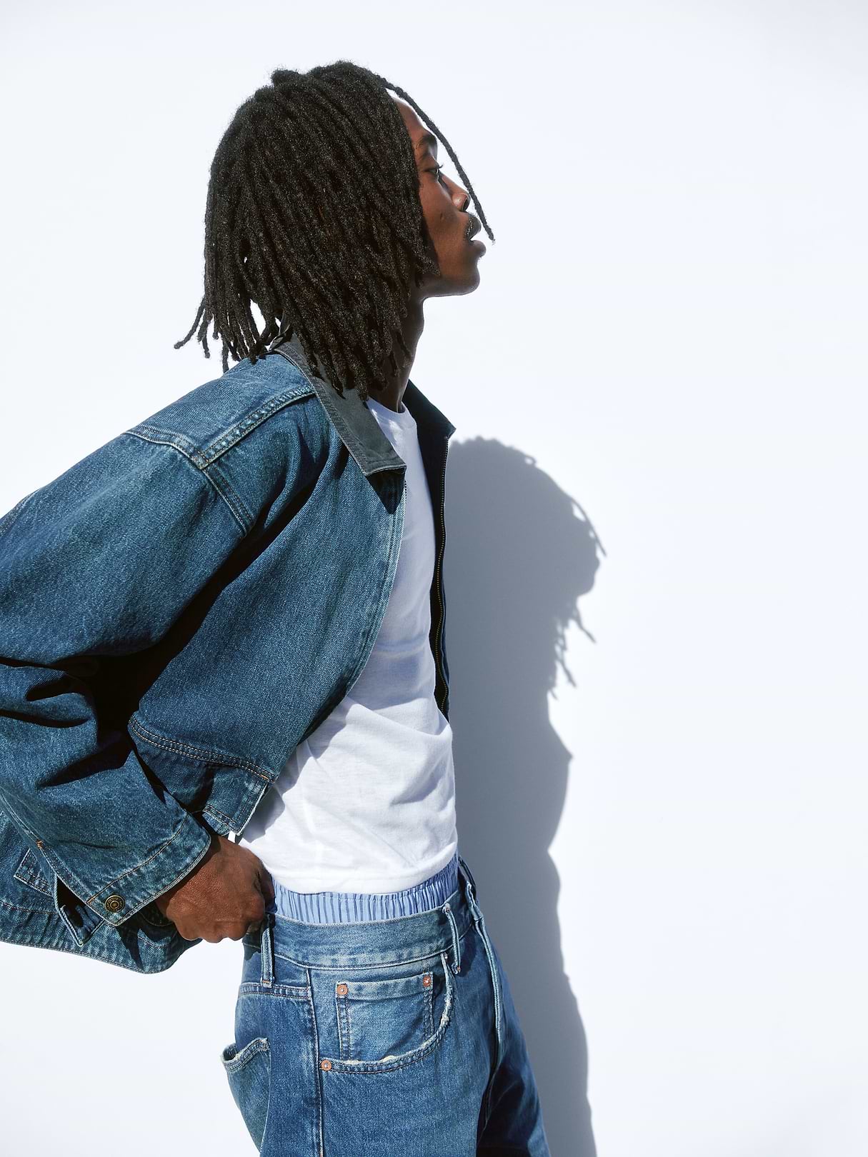 ジャケット・アウター old gap darkwear fade short denim jacket Denim Workwear Jacket | Gap