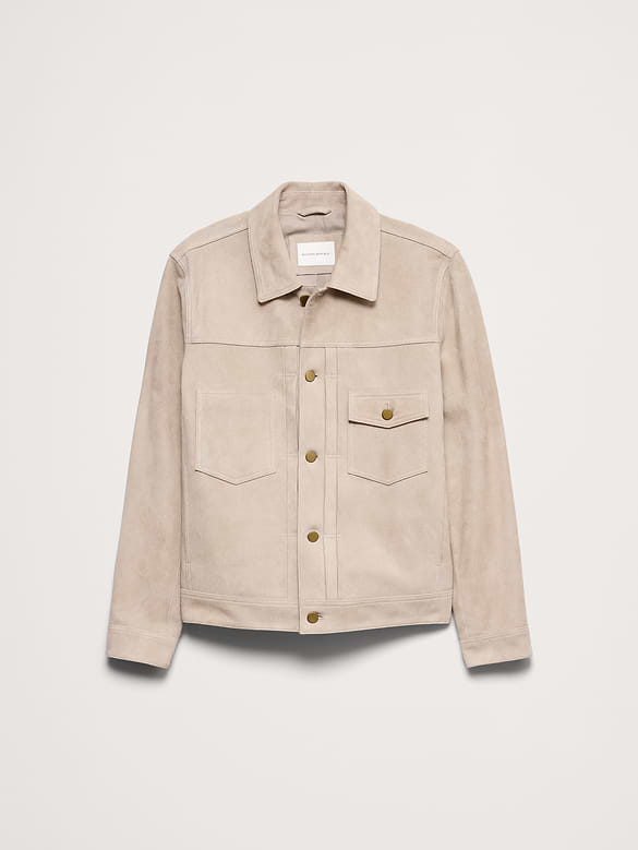 Suede Trucker Jacket