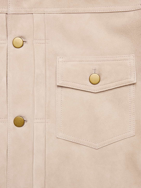 Suede Trucker Jacket