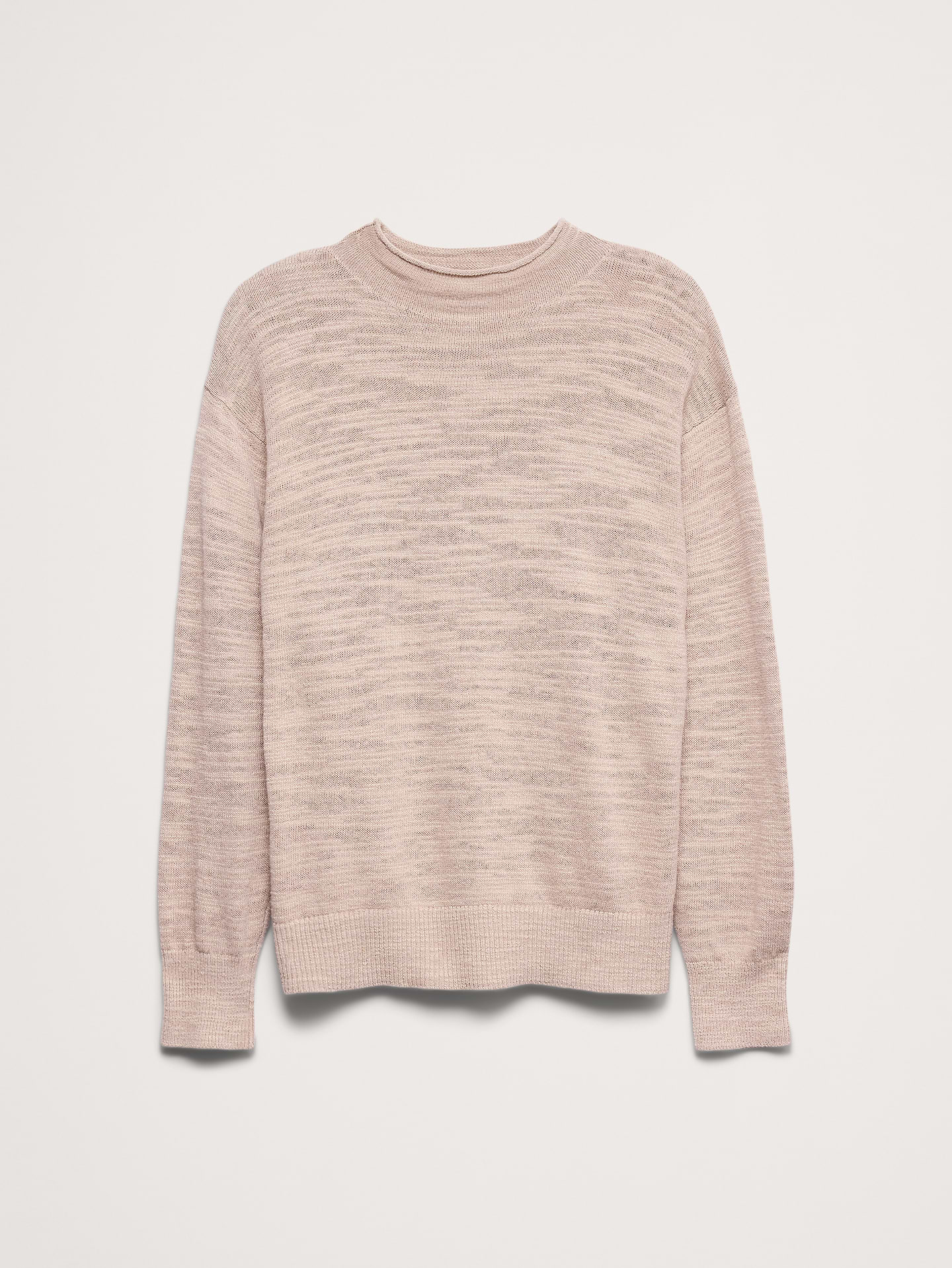 L'image numéro 4 présente Chandail à encolure roulée en tricot de mélange de coton flammé