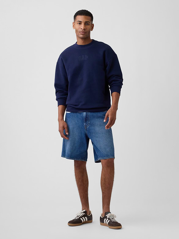 Adult Relaxed Gap Mini-Logo Sweatshirt
