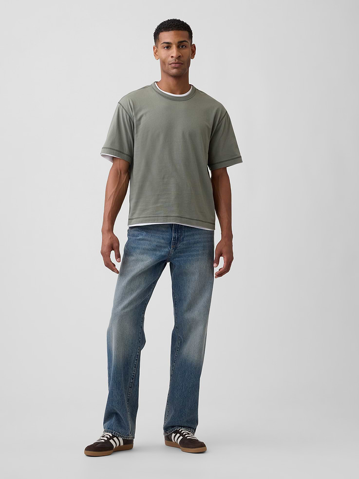 Image number 3 showing, Everyday Soft Boxy Crewneck T-Shirt