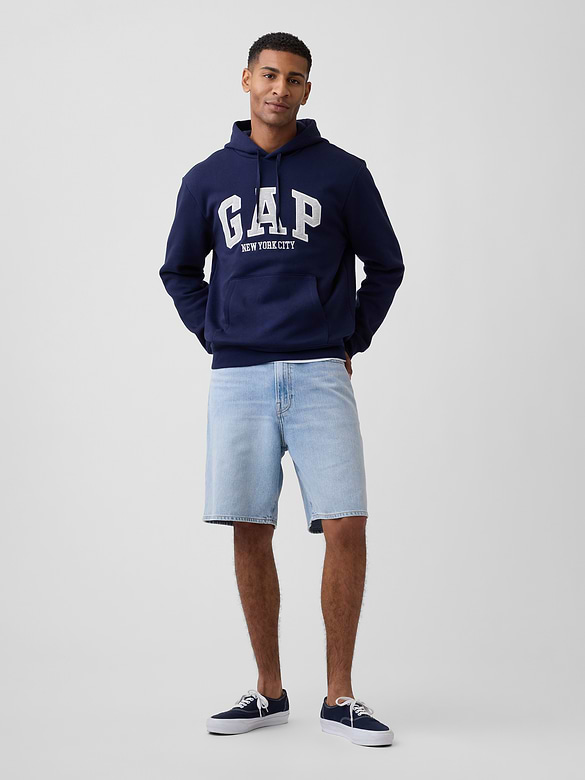 Relaxed Gap City Logo Hoodie