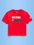 Image 1 of 3, crew neck, short sleeves, drop shoulders, graphic at front, © FIFA, FIFA'S OFFICIAL LICENSED PRODUCT LOGOS, AND ALL BRAND ELEMENTS, DESIGNS AND TRADE NAMES OF FIFA AND FIFAE TOURNAMENTS, EVENTS AND PRODUCTS ARE COPYRIGHTS AND/OR TRADEMARKS OF FIFA., Product #902580
