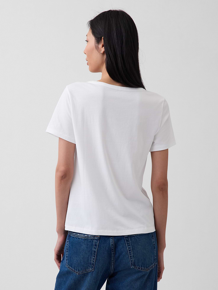 Image number 2 showing, Organic Cotton VintageSoft V-Neck T-Shirt