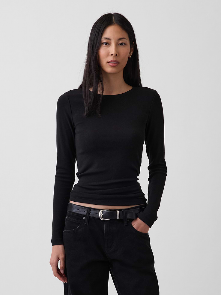 Image number 1 showing, Modern Crewneck T-Shirt
