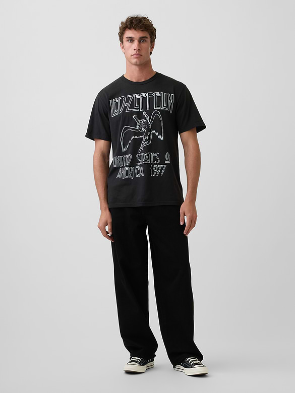 Led Zeppelin Relaxed Graphic T-Shirt
