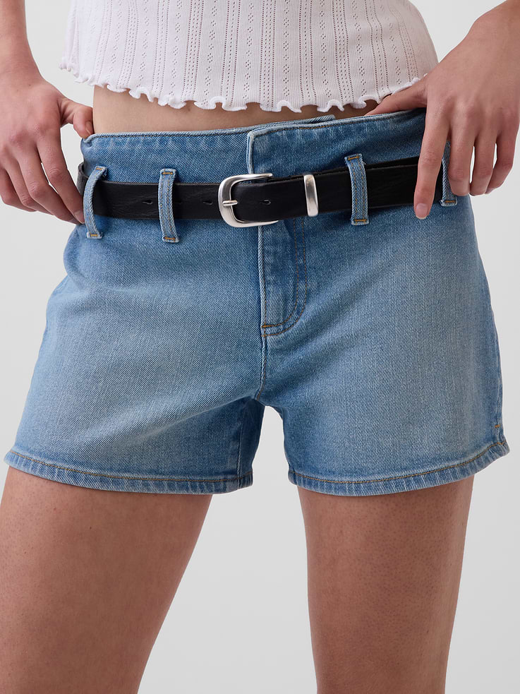 Image number 7 showing, 3" Low Rise Denim Shorts