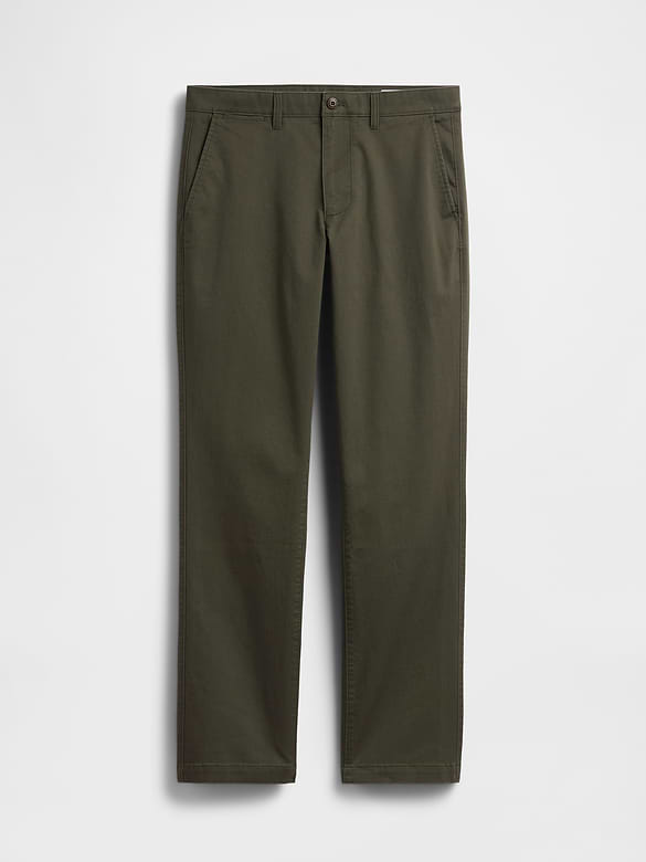 Modern Straight Khakis