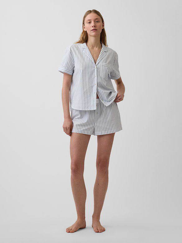 Boxeur de pyjama en popeline