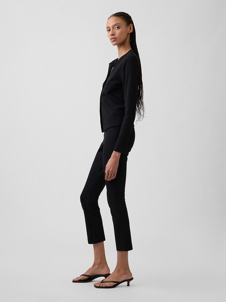 Image number 3 showing, High Rise Ponte Capris