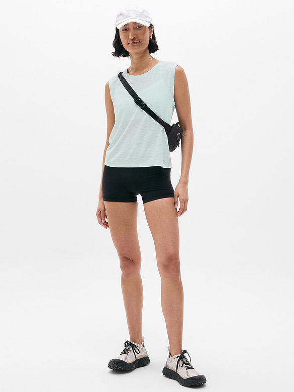 Getaway Linen Blend Muscle Tank