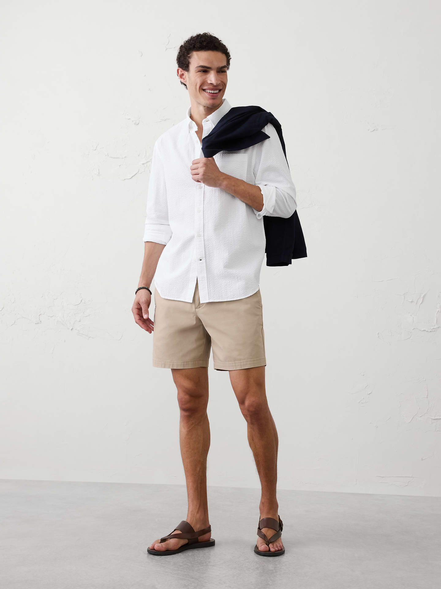 Image number 1 showing, Standard-Fit Seersucker Shirt