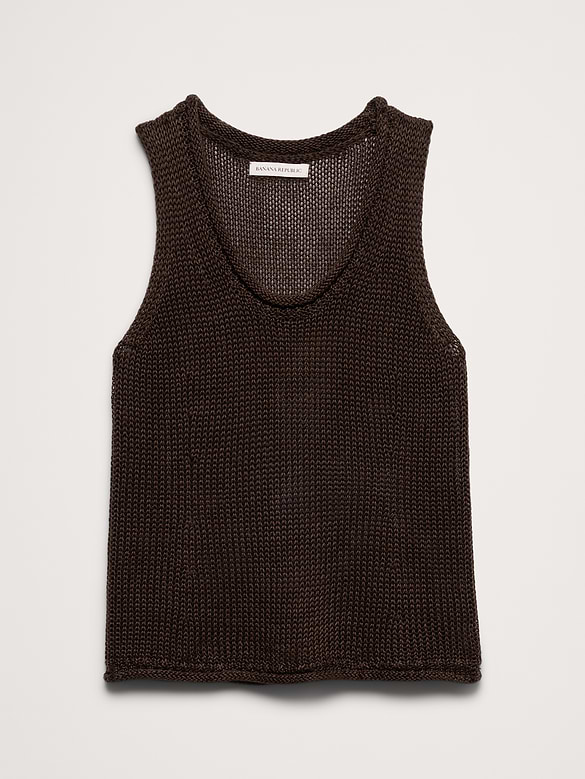 Heirloom Linen Sweater Tank