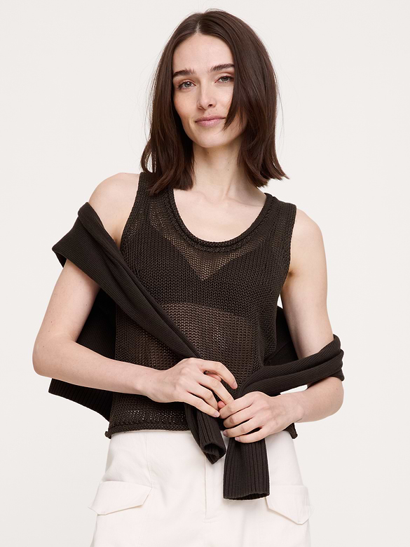 Heirloom Linen Sweater Tank