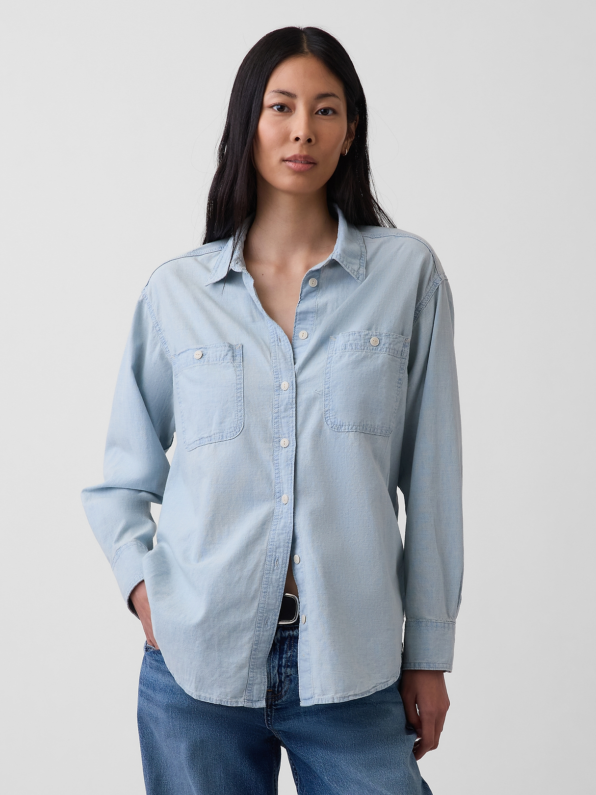 Denim Big Shirt | Gap