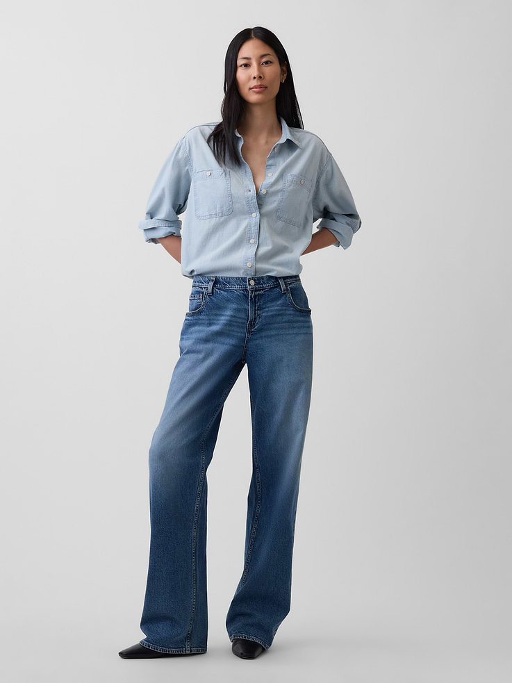 Image number 3 showing, Denim Big Shirt