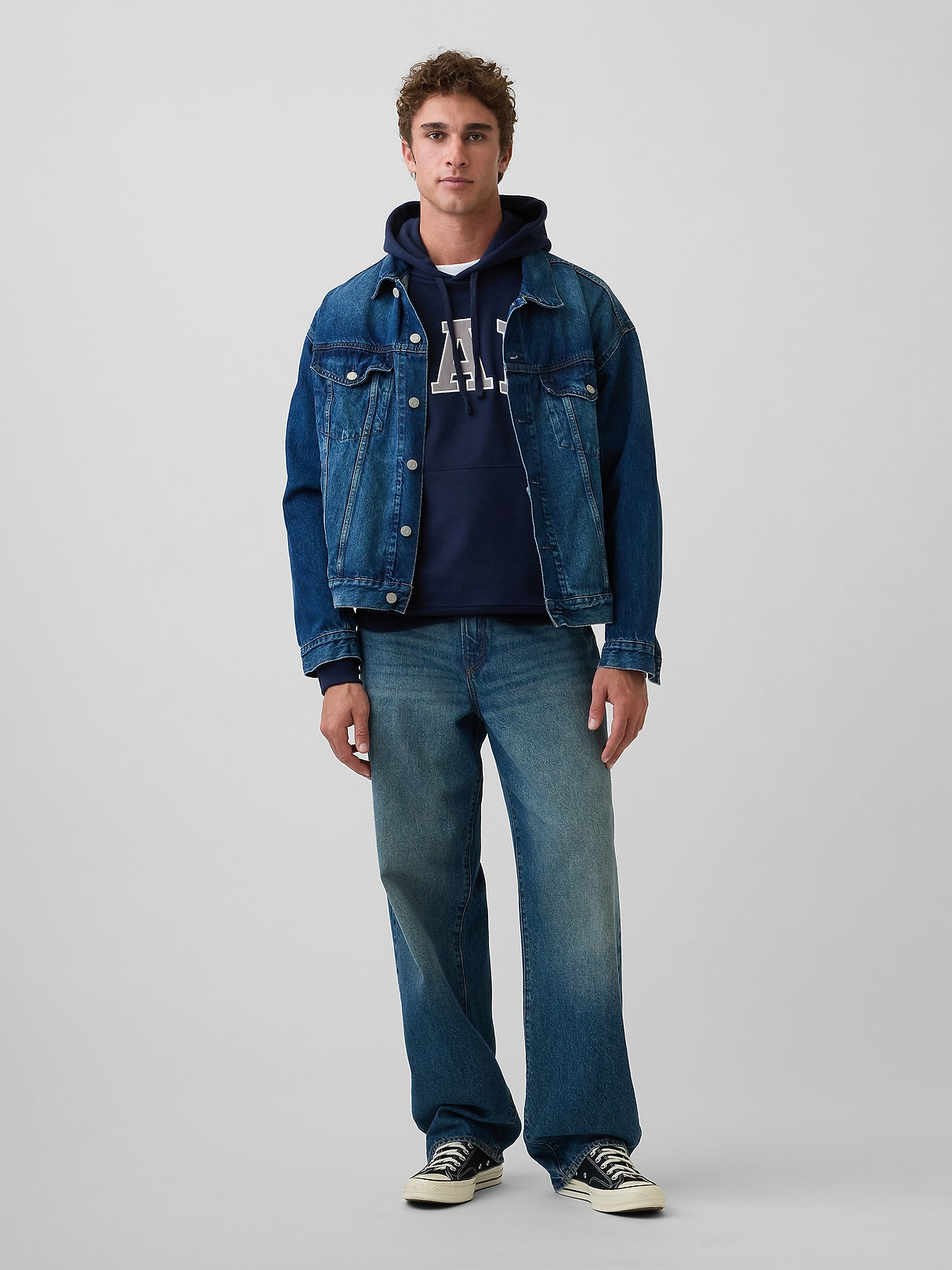 Adult VintageSoft Arch Logo Hoodie | Gap