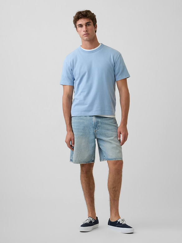 '90s Loose Denim Shorts