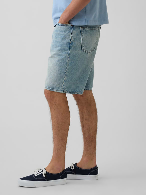 '90s Loose Denim Shorts