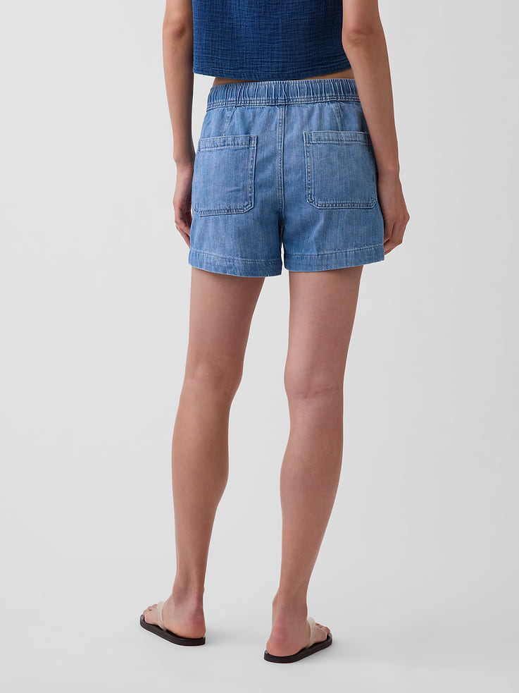 Image number 4 showing, 4" Denim Easy Shorts