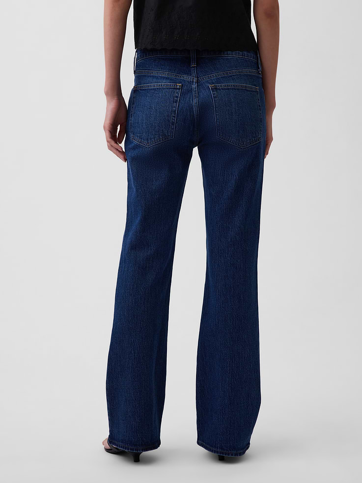 Image number 4 showing, Mid Rise Relaxed Boot Jeans