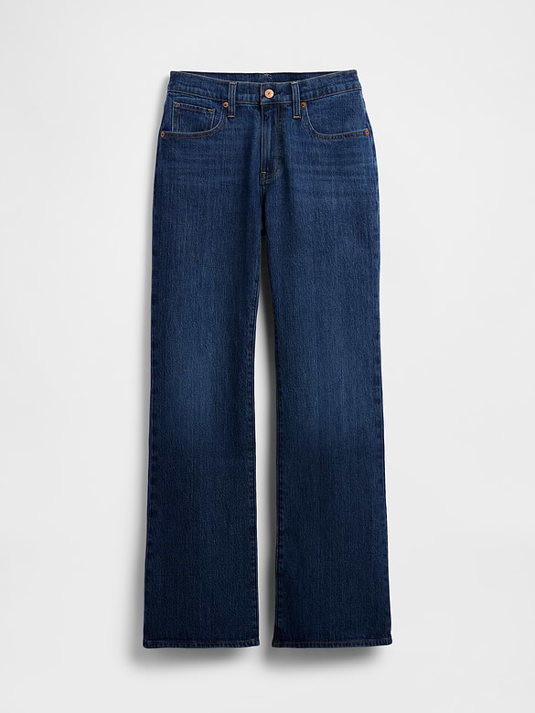Mid Rise Relaxed Boot Jeans