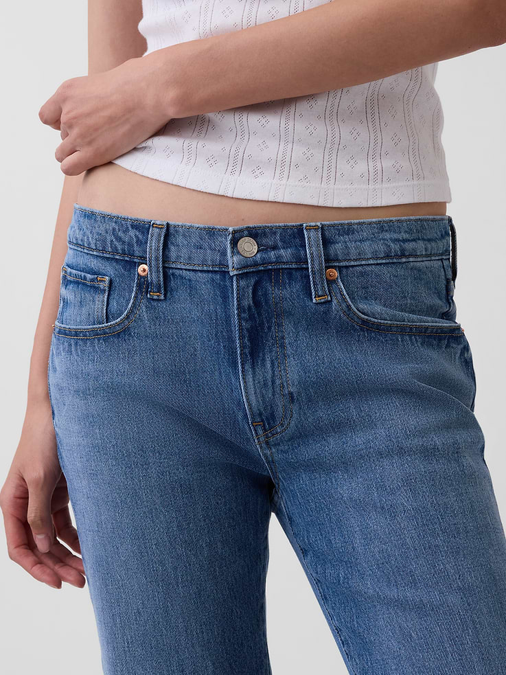 Image number 5 showing, Mid Rise Relaxed Boot Jeans