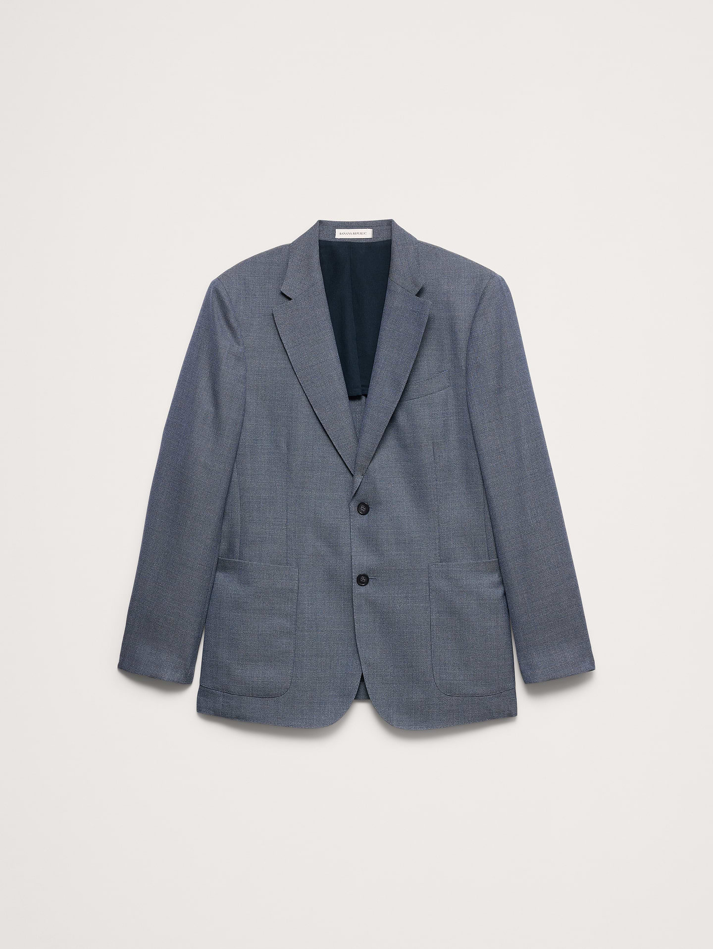 Image number 5 showing, Tailored Slim-Fit Italian Wool Ventile Suit Jacket