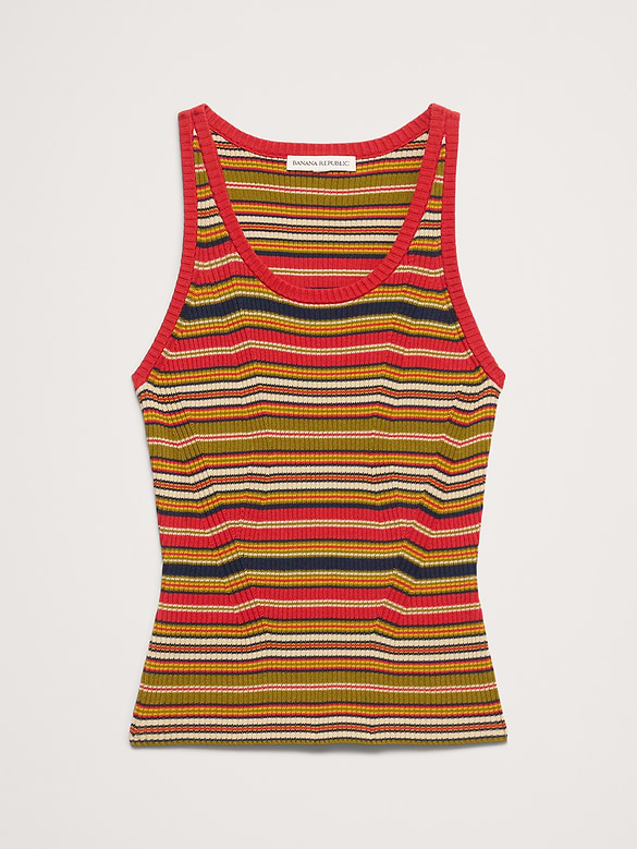 Ribbed Cotton Tank