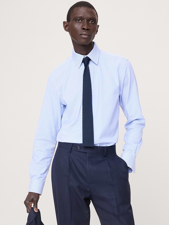 Chemise habillée ajustée infroissable