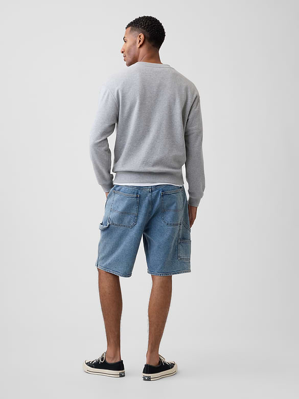 9" Denim Carpenter Shorts