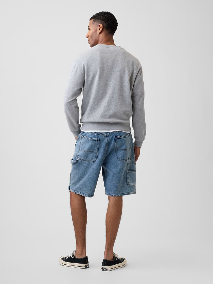 Image number 2 showing, 9" Denim Carpenter Shorts