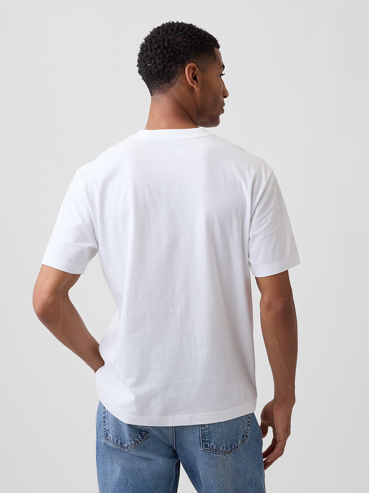 Image number 2 showing, Everyday Soft Relaxed Gap Americana Logo T-Shirt