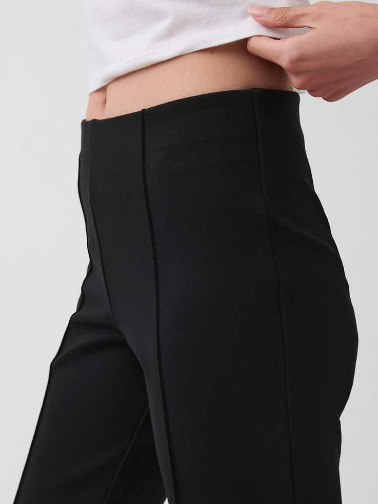Image number 8 showing, High Rise Double Knit Capris