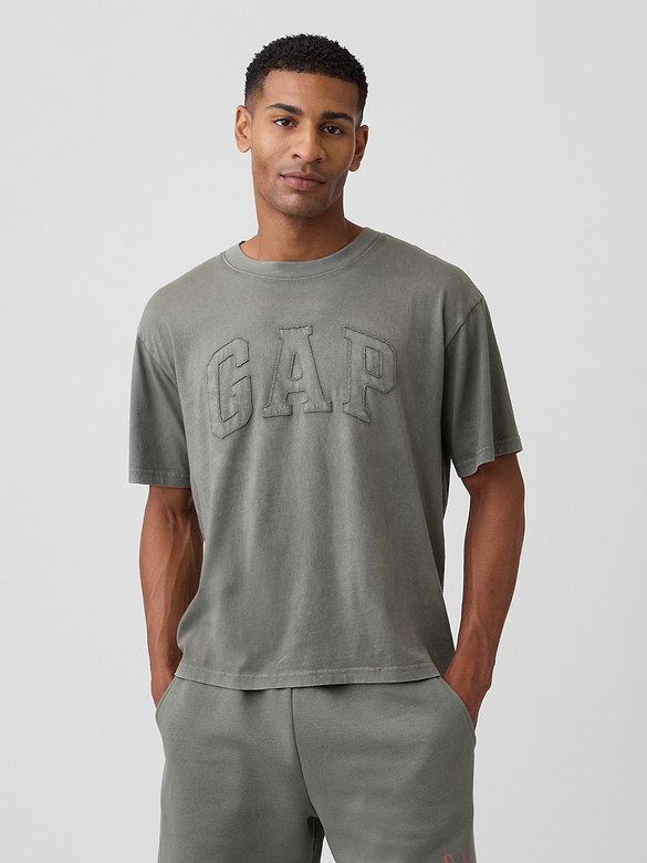 Everyday Soft Boxy Gap Logo T-Shirt